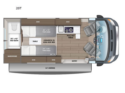 Please Call Us At 613.851.7326 with any questions? Jayco Swift Class B gas motorhome 20T highlights:...