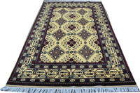 Hand-Knotted Persian Wool Rug Afghan Carpet IKEA | Free Shipping