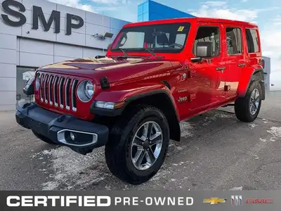 Saskatoon Motor Products - Recent Arrival! 2023 Jeep Wrangler Sahara - Certified. Certification Prog...