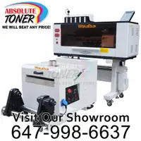 $185/Month Lease Audley WorldColor 30cm A3 DTF Printer Combo