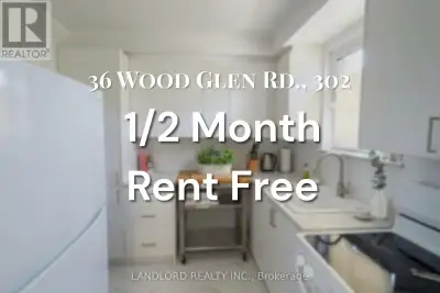 **1/2 MONTH RENT FREE** Professionally Managed 1 Bed, 1 Bath Suite In Toronto's Desirable Birchcliff...
