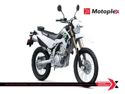 Motoplex Mirabel 2026 KAWASAKI KLX300 KLX300 La KLX300 est une moto double-usage hautement polyvalen...