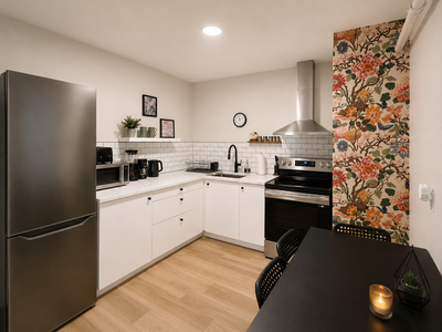 Available now! Welcome to this stylish and fully furnished 1 bedroom + den, 1 bathroom apartmentin t...