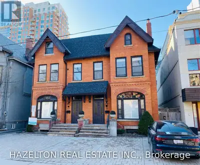 Prime Yorkville. Just Steps From Shops And Restaurants And Galleries. Three Story Victorian Professi...