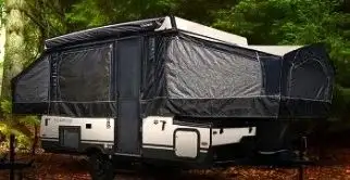 Forest River Rockwood Freedom Series folding pop-up camper 1910FT highlights: Two Tent End Beds Swin...