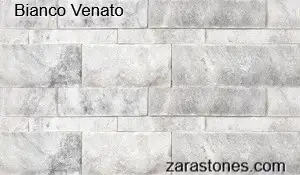 Bianco Venatino Stone Veneer Fireplace Stone Panel Wall Cladding, View more