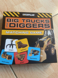 Big Trucks and Diggers Matching Game