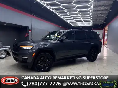 The 2024 Jeep Grand Cherokee L Limited 4x4 in Gray combines impressive capability and advanced featu...