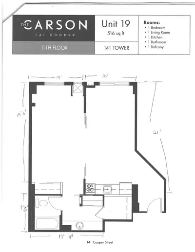Welcome to The Carson Apts located at 141 Cooper ST. Ottawa Just off Elgin St and behind City Hall.I...