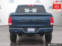Recent Arrival! Odometer is 3309 kilometers below market average! Patriot Blue Pearlcoat 2020 Ram 15... (image 4)