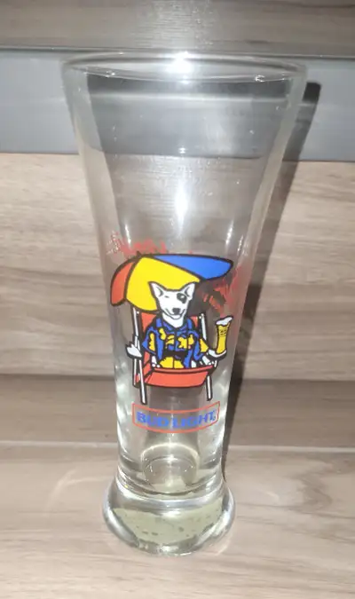 1987 Anheuser-Busch Bud light Sud meckenzie. The original party animal glass near mint $35.00. Mount...