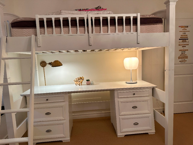 BEDROOM SET - Bed and Desk, Mattress in Beds & Mattresses in Edmonton - Image 4