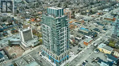 Stunning 1 bedroom, 1 bathroom unit in the 'Gallery Condos & Lofts' in the heart of downtown Burling...