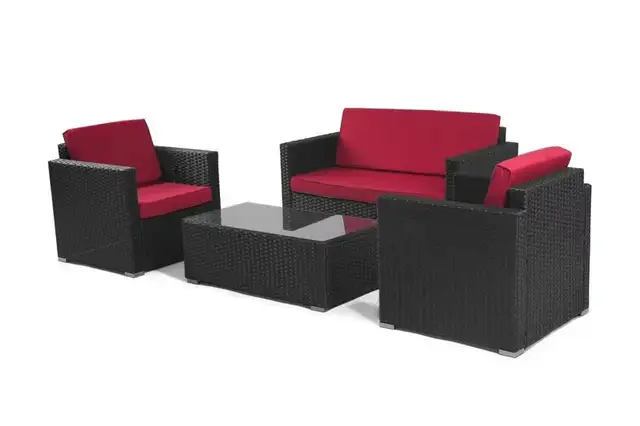 Brand New 4pcs Patio Wicker Sofa Set High back Special $399 | Patio ...