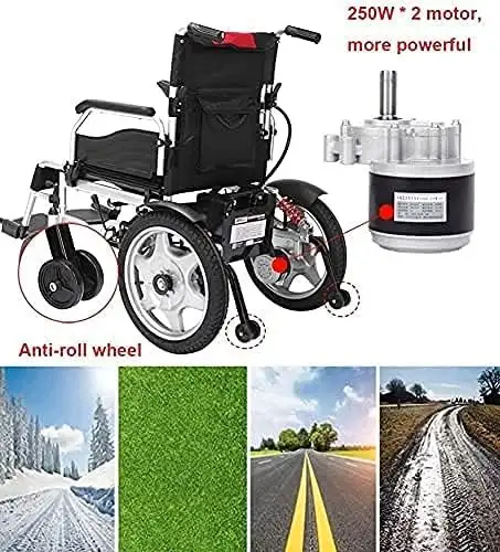Brand New Electric Wheelchair w/Dual Motor $649.00 No Tax62863736262145123