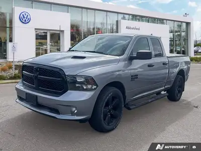 Ready for any adventure, this striking 2021 Ram 1500 Classic Crew Cab Pickup Express, finished in br...