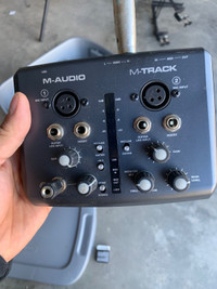 M audio m track interface  drum accessories 