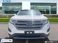 2017 Ford Edge SEL White Platinum Clearcoat Metallic 201A Panoramic Sunroof Leather trimmed Seats Ca... (image 1)