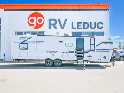 New 2026 Alpha Wolf 280QBS travel trailer — spacious and well-appointed, perfect for family camping...