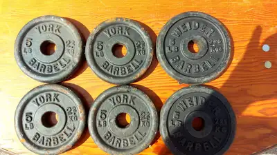 Iron Weights/Weight Lifting Plates by Weider..., View more