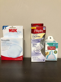 New, NUK Reusable Nursing Pad, Playtex Nurser with Drop-ins