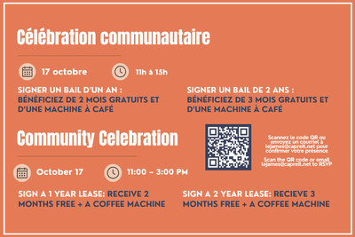 2 Months Free Rent Visitez notre site Web : https://www.capreit.ca/fr/appartements-a-louer/laval-qc/...