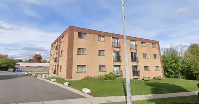2 Bedroom plus den on first floor with balcony is available immediately in Kitchener near downtown f...
