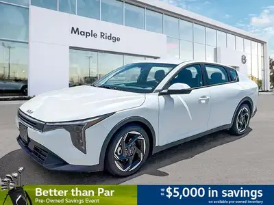 The White 2025 Kia K4 EX 4dr Car, with just 27,500 kilometers, stands ready to redefine your daily d...