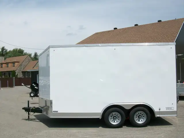2025 Weberlane CARGO 8'.6in. X 14' V-NOSE 2X 5200LB.GLISSIERE CO in Cargo & Utility Trailers in Laval / North Shore - Image 6