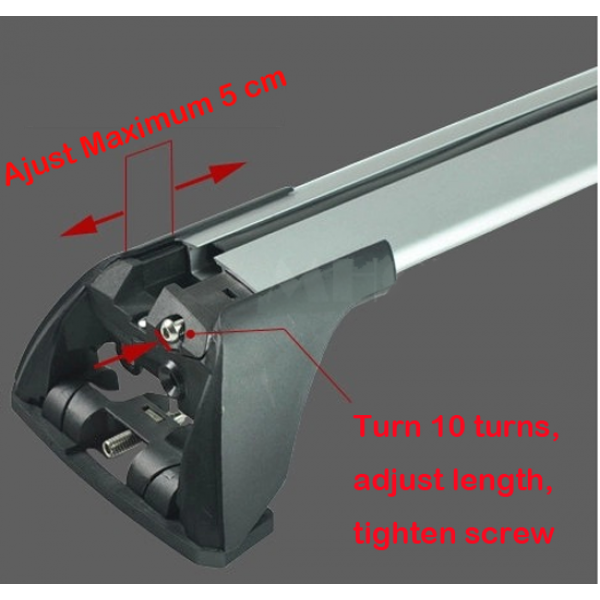 Medium Duty Aerodynamic Car Roof Rack For Bare Roof Car Top in Auto Body Parts in Mississauga / Peel Region - Image 4