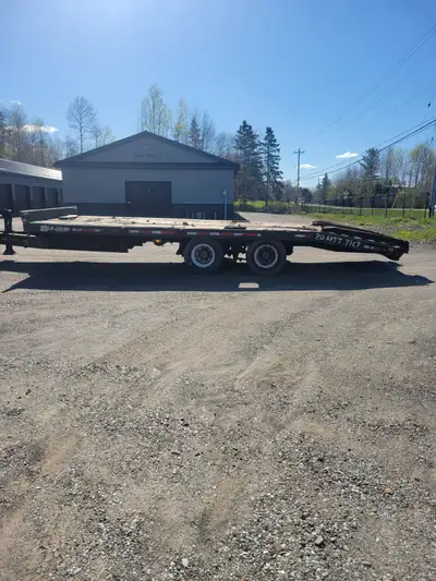 2009 BWS tag for sale. Trailer is in good shape, just replaced deck boards. Manual ramps.
