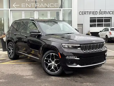 AMVIC Licensed Dealer The 2023 Jeep Grand Cherokee Summit Reserve is finished in striking Ember Pear...