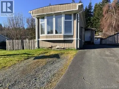 Delightful 2 bedroom one bathroom mobile home in Port McNeill. Fabulous location at the end of Betts...