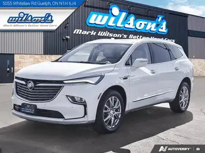 Look at this certified 2022 Buick Enclave Premium AWD | V6 | Leather | Sunroof | Nav | Bose | Traile...