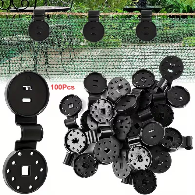 100pcs Heavy Duty Shade Cloth Lock Grip Clips - Reusable Black P in Other in Mississauga / Peel Region - Image 8