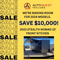 2023 Stealth Nomad 22' Front Kitchen Toy Hauler