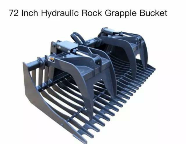 New Skid Steer Attachment 72 Rock Skeleton Grapple bucket in Other in Whitehorse