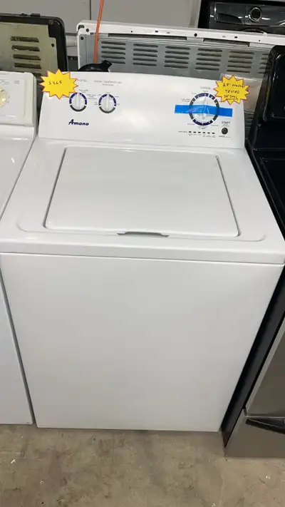  Amana( Whirlpool) 27”Top Load Like New Washer 30-Day Warranty, View more