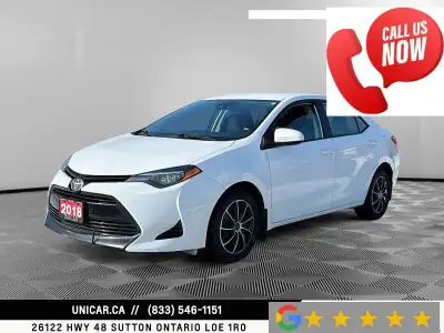 2018 Toyota Corolla LE No Accidents | Low KM | Safety Certification Included Financing & Warranty Op...