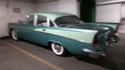 ~ 1957 Light Green Chrysler Windsor, 2-Door Sedan ~ No Rust ~ Has Been Restored; Beautiful Paint Job...