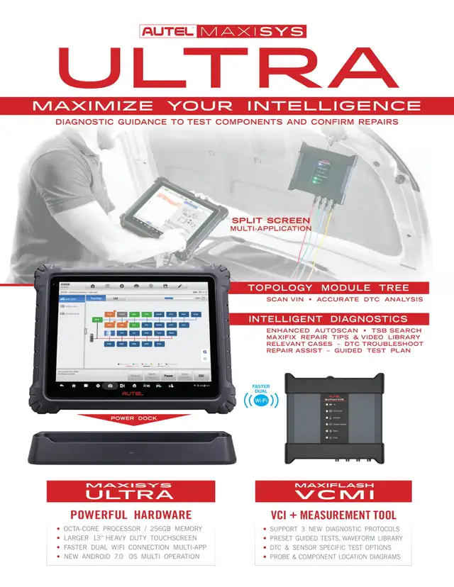 AUTEL MAXISYS ULTRA DIAGNOSTIC TABLET/BEST SCANNER $6450 Special62864364420098123