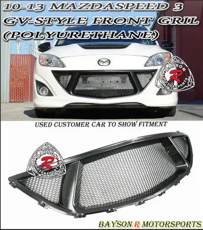 IN STOCK! Bayson R GV Style Front Grille 2010-2013 Mazdaspeed 3 Brand New July 16, 2026 5 In Stock R...