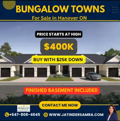 Looking for your dream home? Look no further! These brand-new, stylish bungalow townhomes offer ever...