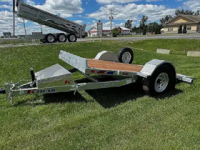 ????2026 K-Trail 12' Galvanized Tilt Trailer Skid Steer & Scissor Lift Ready | ML Trailers Ontario??...