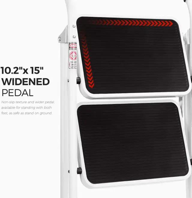 NEW 2 STEP 34" FOLDING STEP LADDER 813549 in Ladders & Scaffolding in Saskatoon - Image 3