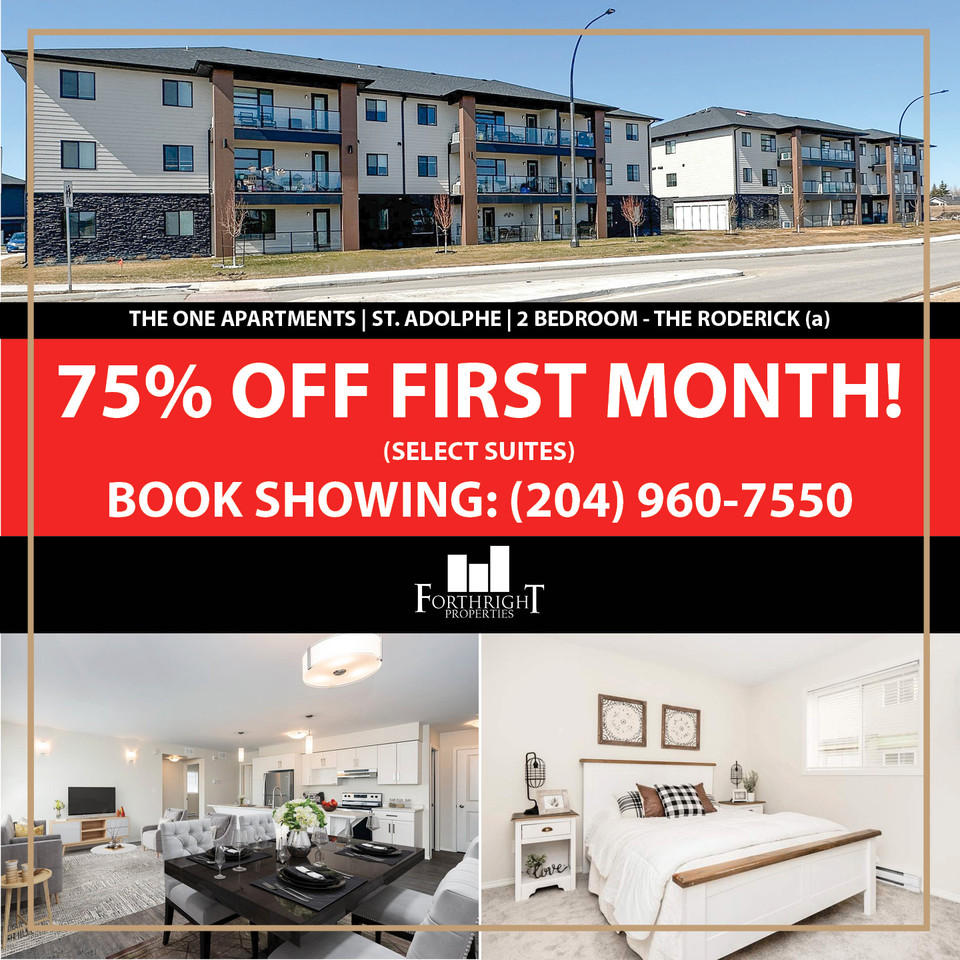 The One Apartments 2 Bed Roderick (a) Saint Adolphe Long Term