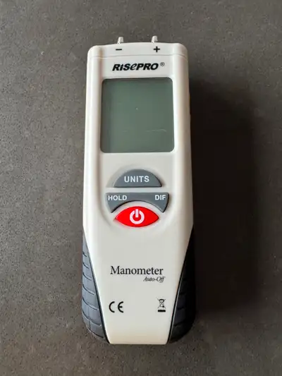 RISEPRO DIGITAL MANOMETER HT-1890, View more