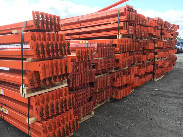 NEW AND USED PALLET RACKING BEAMS - VARIOUS SIZES - CALL NOW in Industrial Shelving & Racking in Oakville / Halton Region - Image 8