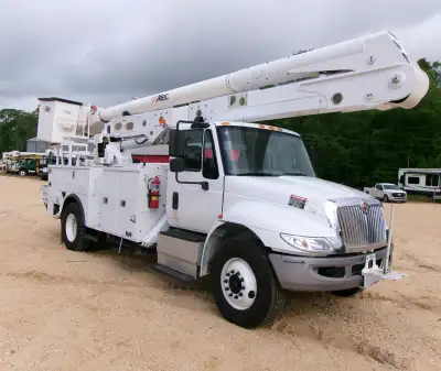Specifications: 2017 International 4300 Chassis Altec AA55-MH Bucket 60ft Working Height Material Ha...
