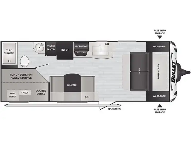 2021 KEYSTONE BULLET CROSSFIRE 2200BH21 (FINANCING AVAILABLE) in Travel Trailers & Campers in Kelowna - Image 16